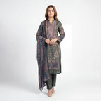 Mohagni Andaz Forest Luxe – 3PC Lawn Suit