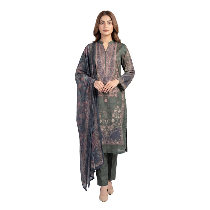 Mohagni Andaz Forest Luxe – 3PC Lawn Suit