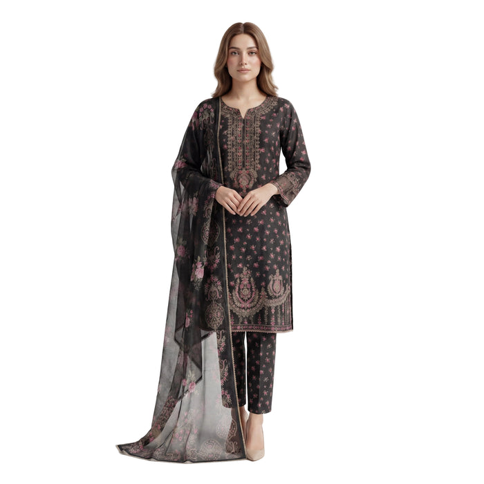 Muskin Black Aura – 3PC Suit