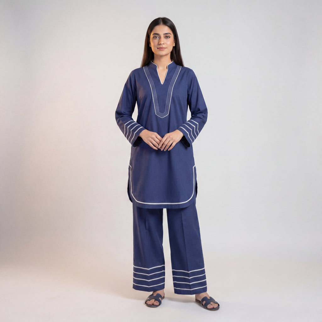Cobalt Stripe Co-ord
