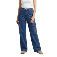 Deep Blue Cargo Jeans