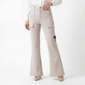 Stone Utility Flare Trouser