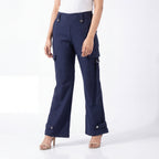 Midnight Utility Flare Trouser