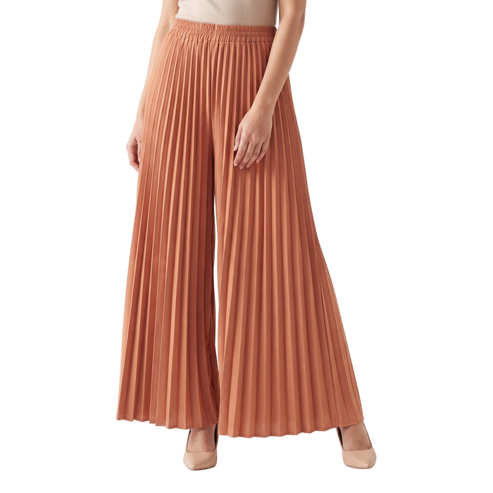Ember Pleat Palazzo