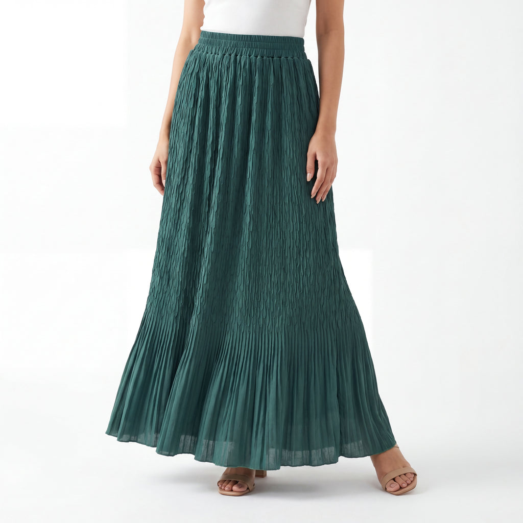 Teal Tier Skirt