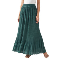 Teal Tier Skirt