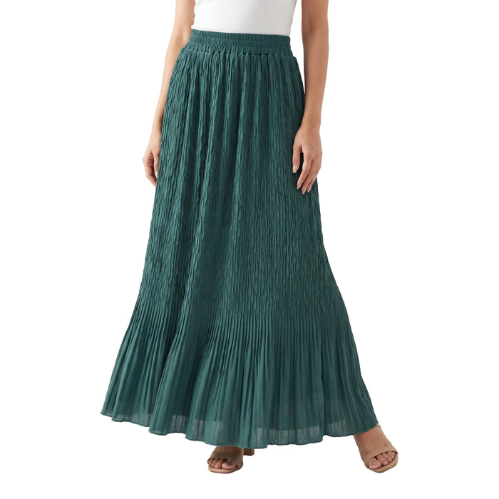 Teal Tier Skirt