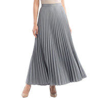 Pewter Pleat Skirt