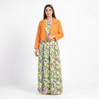 Garden Print Jacket Maxi