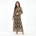 Midnight Floral Pleat Maxi