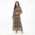 Midnight Floral Pleat Maxi