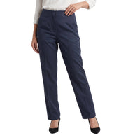 Navy Straight Leg Formal Pants
