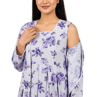 Violet Petals Maxi
