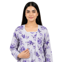 Violet Petals Maxi