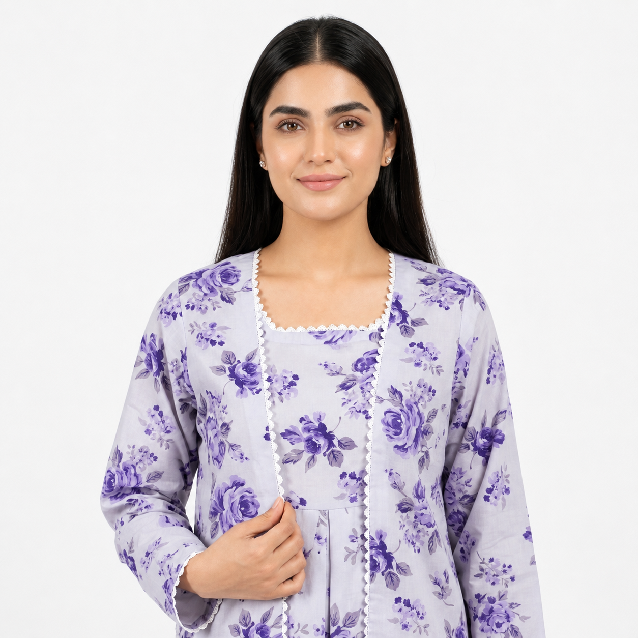 Violet Petals Maxi