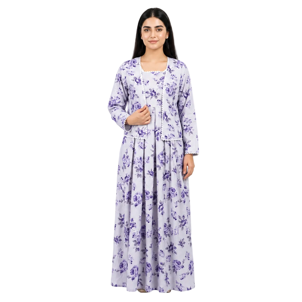 Violet Petals Maxi
