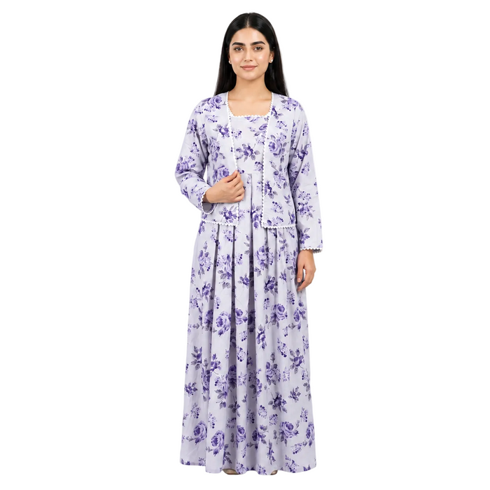 Violet Petals Maxi